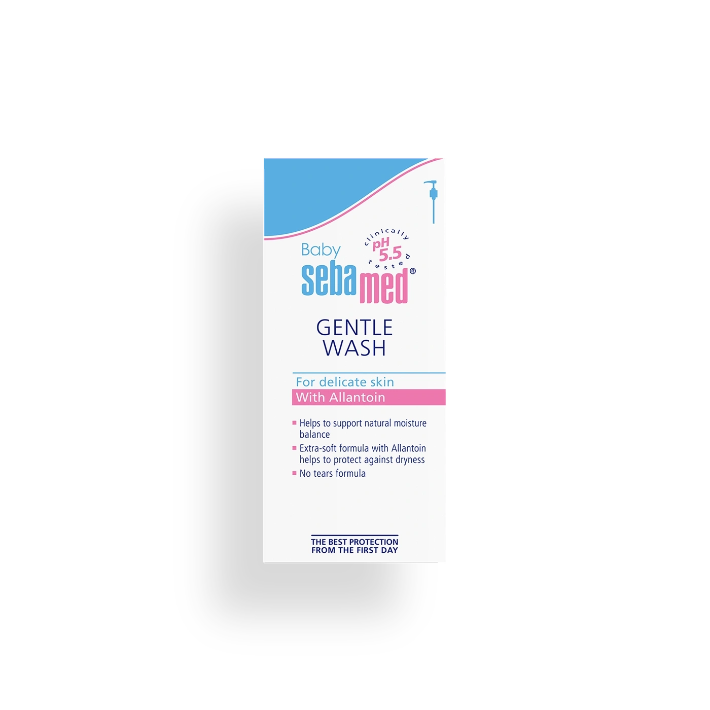 Sebamed Baby Gentle Wash, gentle cleansing for delicate skin with Allantoin.