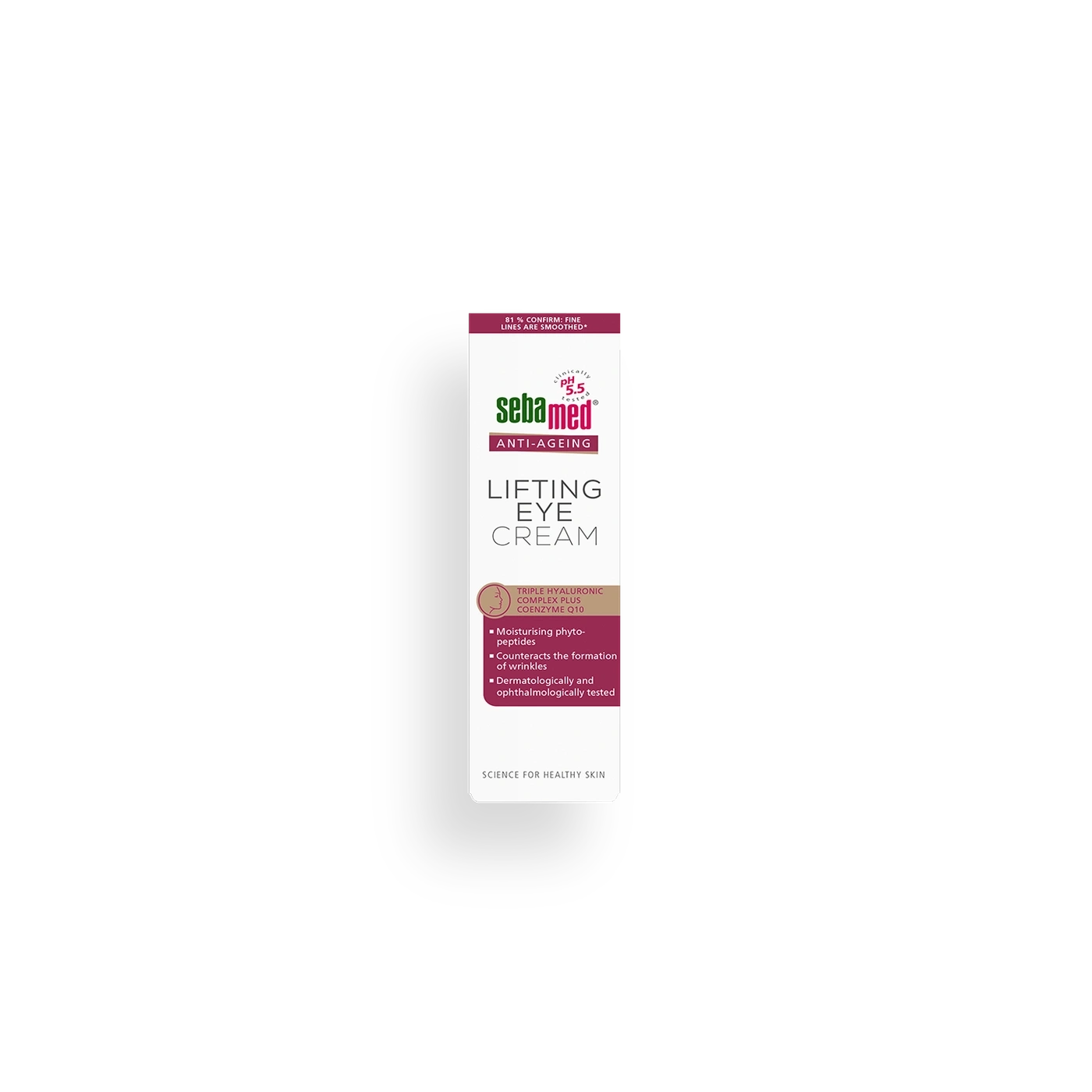 Sebamed Anti-Aging Lifting Eye Cream, reduce líneas finas y arrugas, pH 5.5.