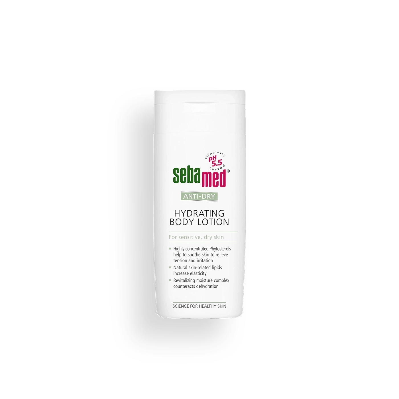 Sebamed Anti-Dry Hydrating Body Lotion for sensitive, dry skin. Soothes and hydrates the skin.
