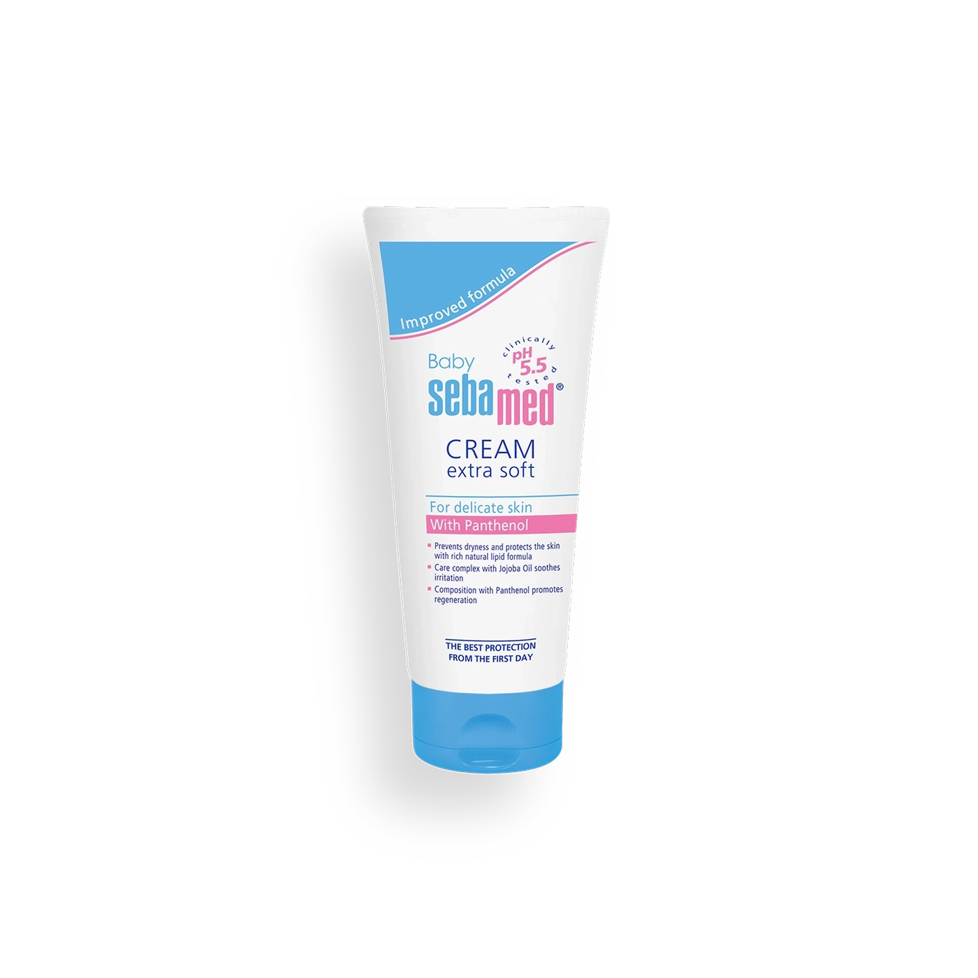 Sebamed Baby Cream extra soft with Panthenol for delicate skin, protects and cares for the skin.