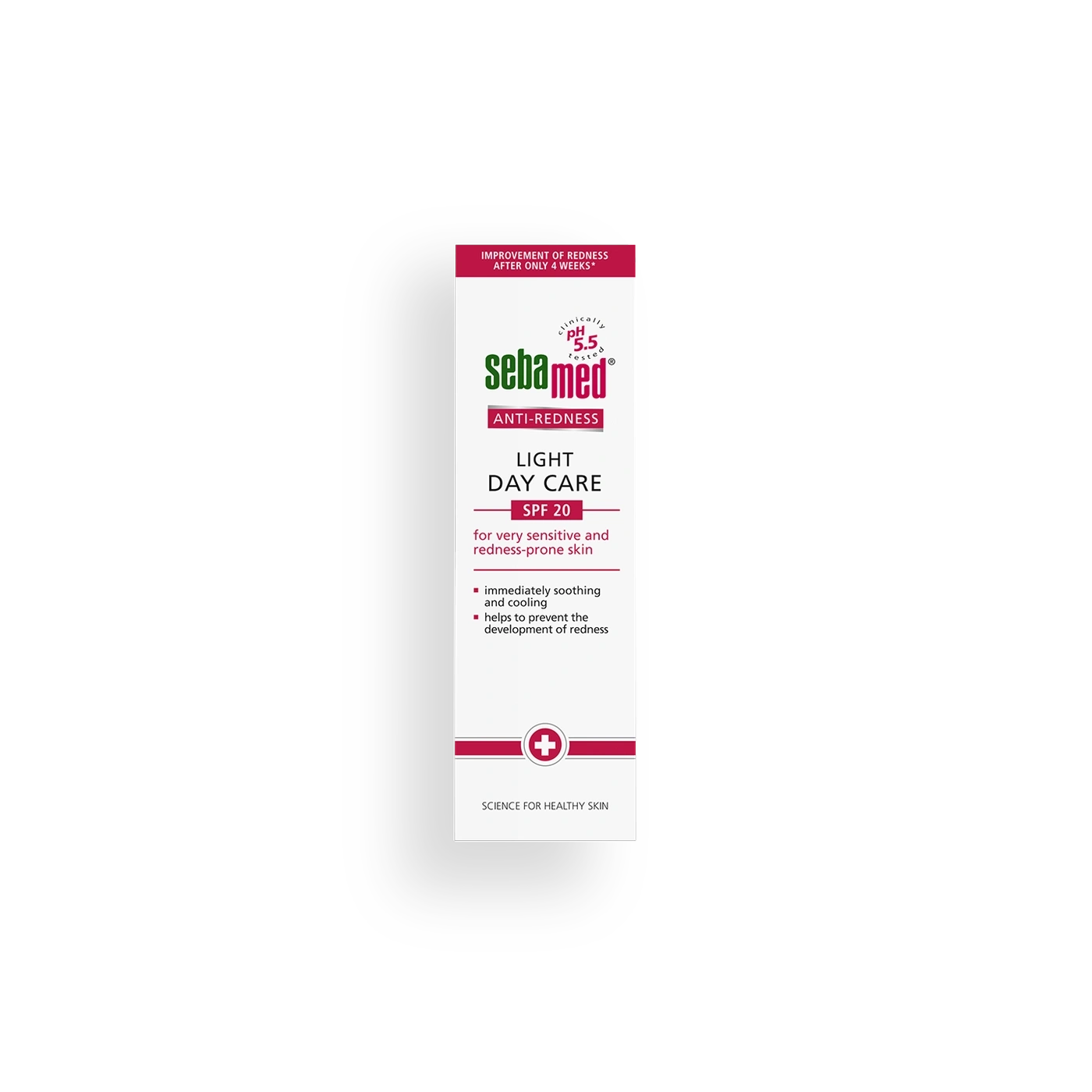 Sebamed Anti-Rojeces Light Day Care SPF 20 para pieles sensibles y propensas al enrojecimiento.
