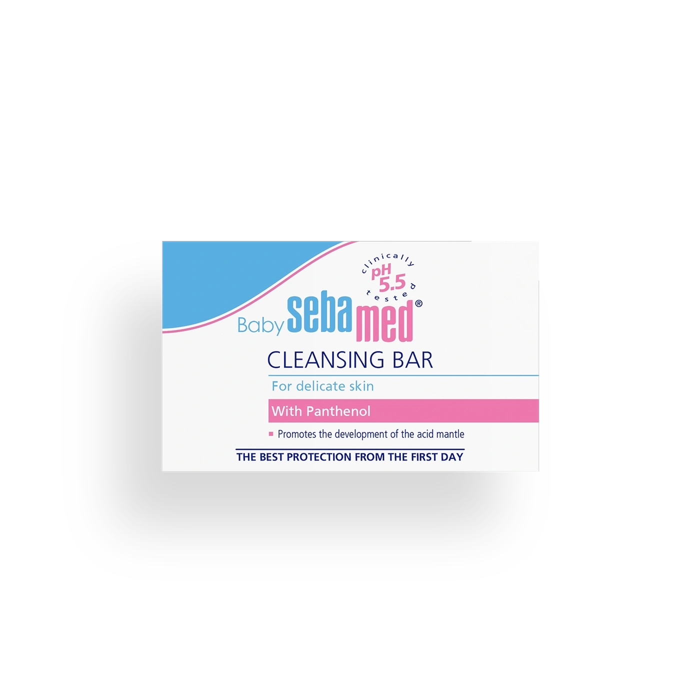 Sebamed Baby Cleansing Bar, for delicate skin, with Panthenol, pH 5.5, from the first day.