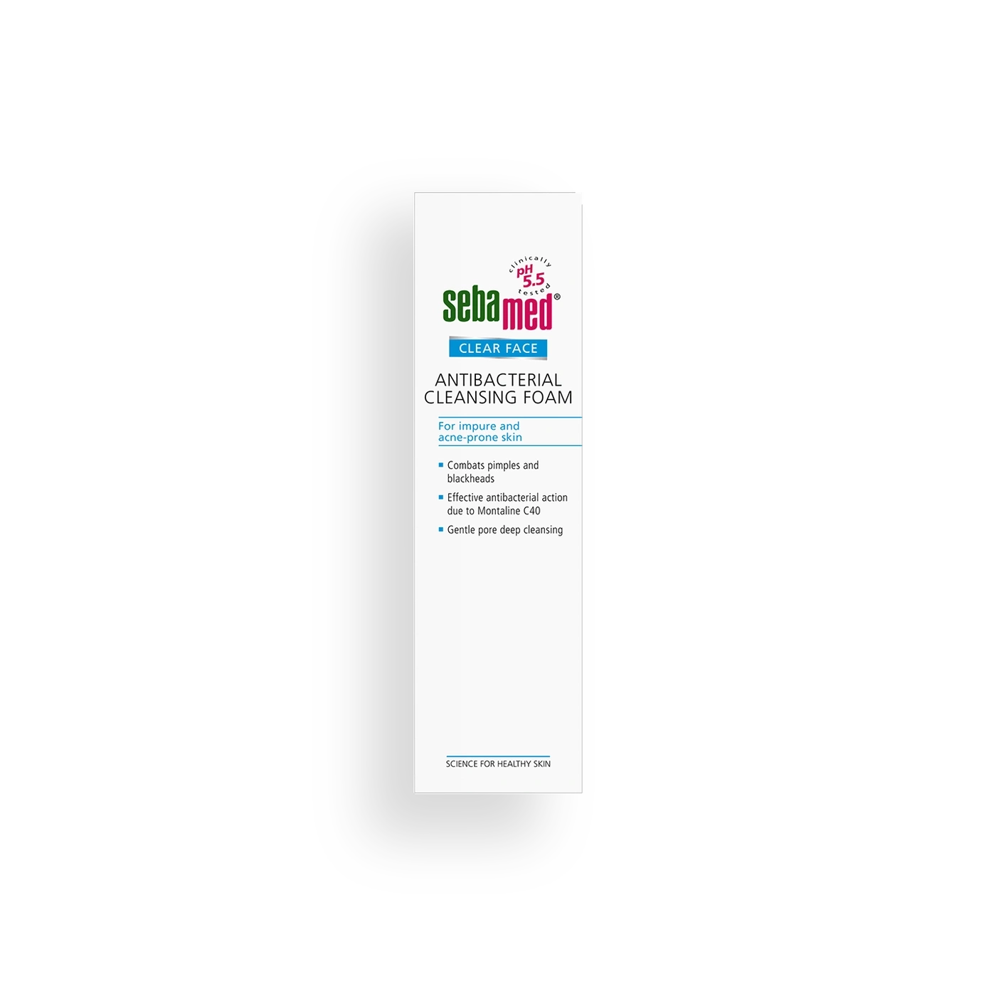 Sebamed Clear Face Antibacterial Cleansing Foam for impure and acne-prone skin, pH 5.5.