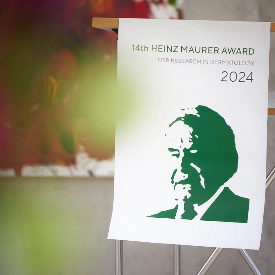 Dermatology award, 14th Heinz Maurer Award, year 2024, portrait