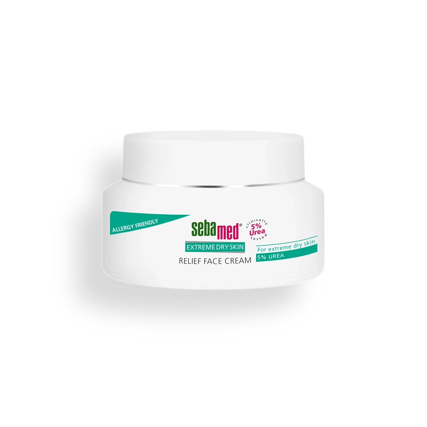Crema Sebamed para piel extremadamente seca, hipoalergénica, con 5% urea, crema facial para piel seca.