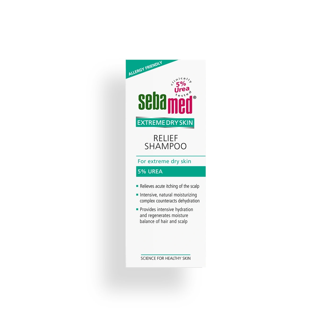 Champú Sebamed para pieles muy secas, alivia la picazón y proporciona hidratación intensa.