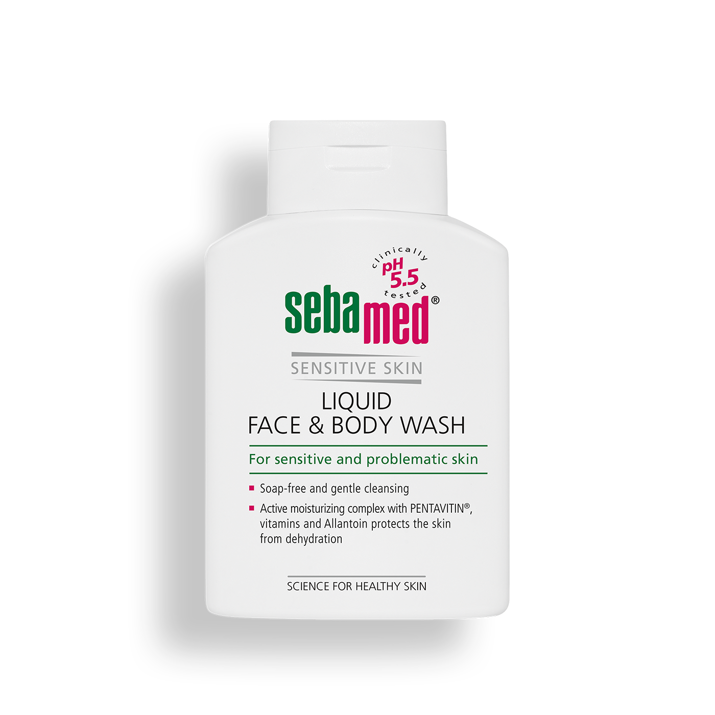 Gel Limpiador Líquido Sebamed Rostro y Cuerpo para Piel Sensible