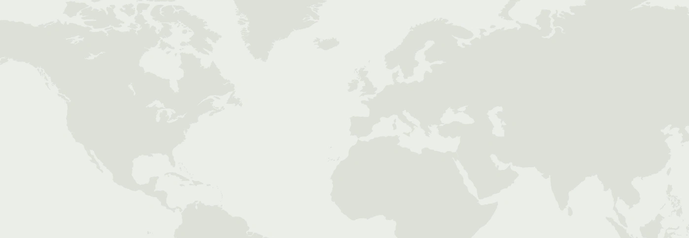 Mapa mundial en escala de grises, contornos de continentes, diseño minimalista