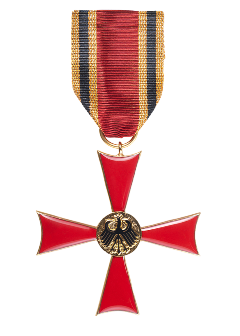 German Order of Merit with red cross and ribbon, award medal